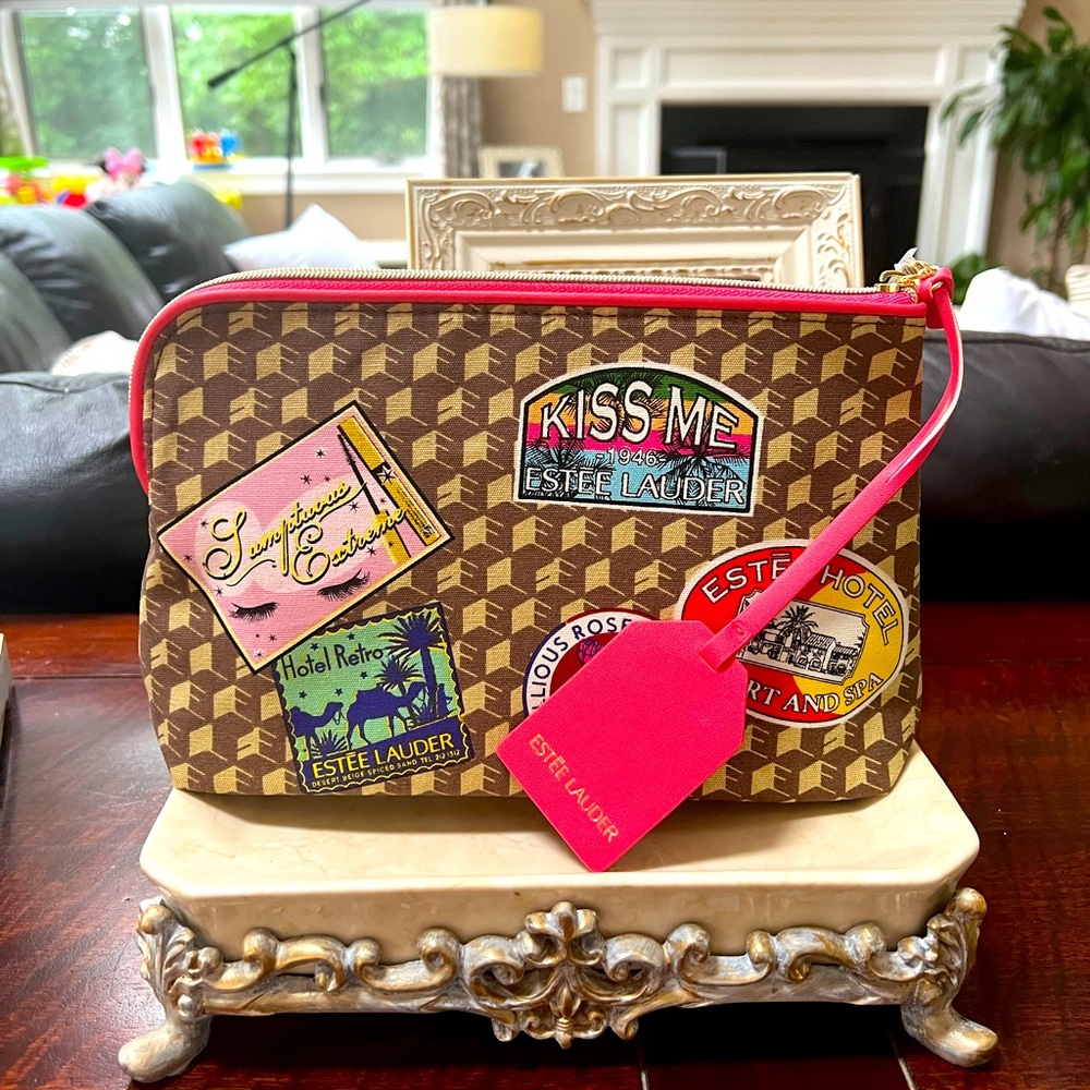 Estée Lauder cosmetic bag